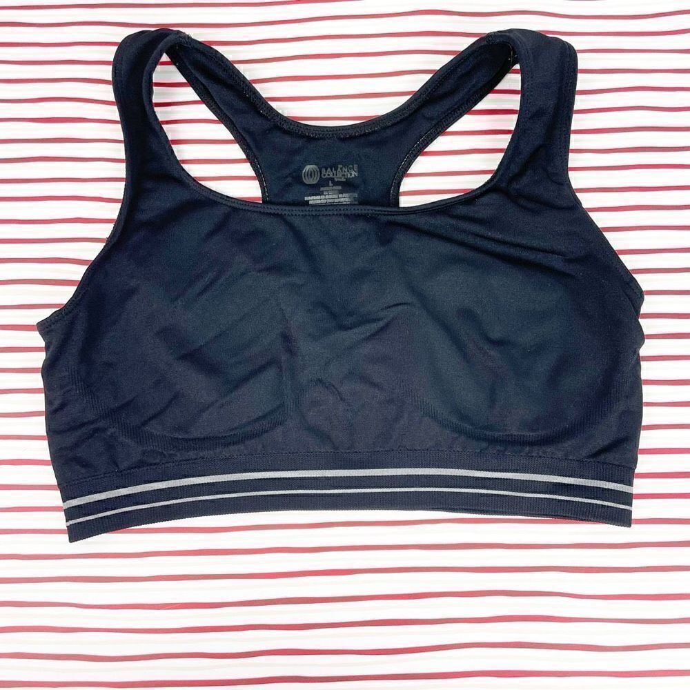BUY 1 GET 1 FREE Black sports bra large balance collection